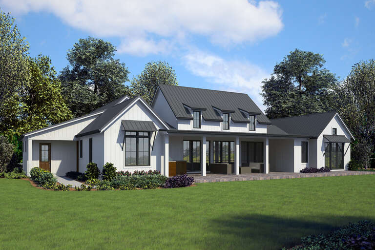 Modern Farmhouse House Plan #2559-00864 Elevation Photo