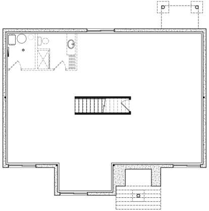 Basement for House Plan #034-01278