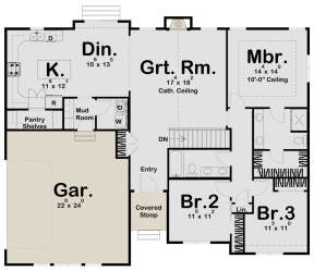 Main Floor for House Plan #963-00445