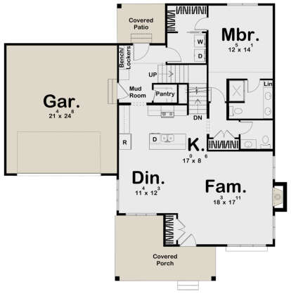 Main Floor for House Plan #963-00446
