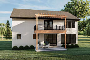 Modern Farmhouse House Plan #963-00447 Elevation Photo