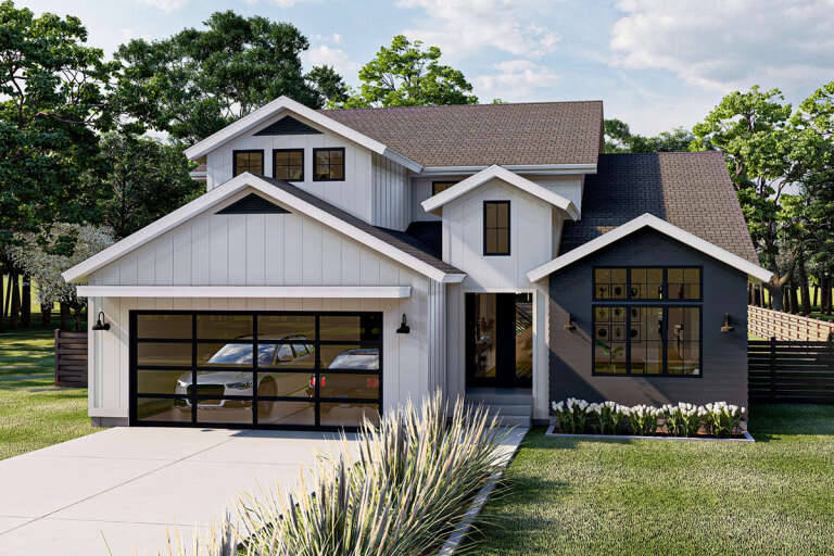 House Plan House Plan #24804 Angled Front Elevation