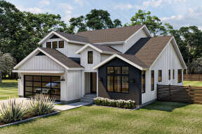 Modern Farmhouse House Plan #963-00448 Elevation Photo