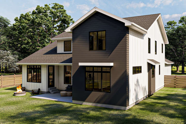 Modern Farmhouse House Plan #963-00448 Elevation Photo