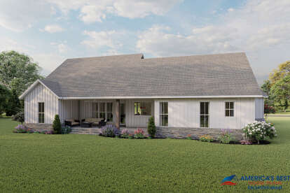 Modern Farmhouse House Plan #041-00232 Elevation Photo