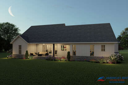 Modern Farmhouse House Plan #041-00232 Elevation Photo