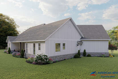 Modern Farmhouse House Plan #041-00232 Elevation Photo