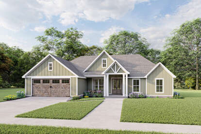 Craftsman House Plan #4534-00037 Elevation Photo