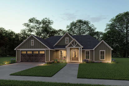 Craftsman House Plan #4534-00037 Elevation Photo