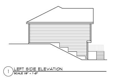Split Foyer House Plan #340-00032 Elevation Photo