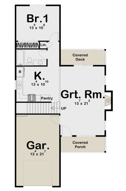 House Plan House Plan #24810 Drawing 1