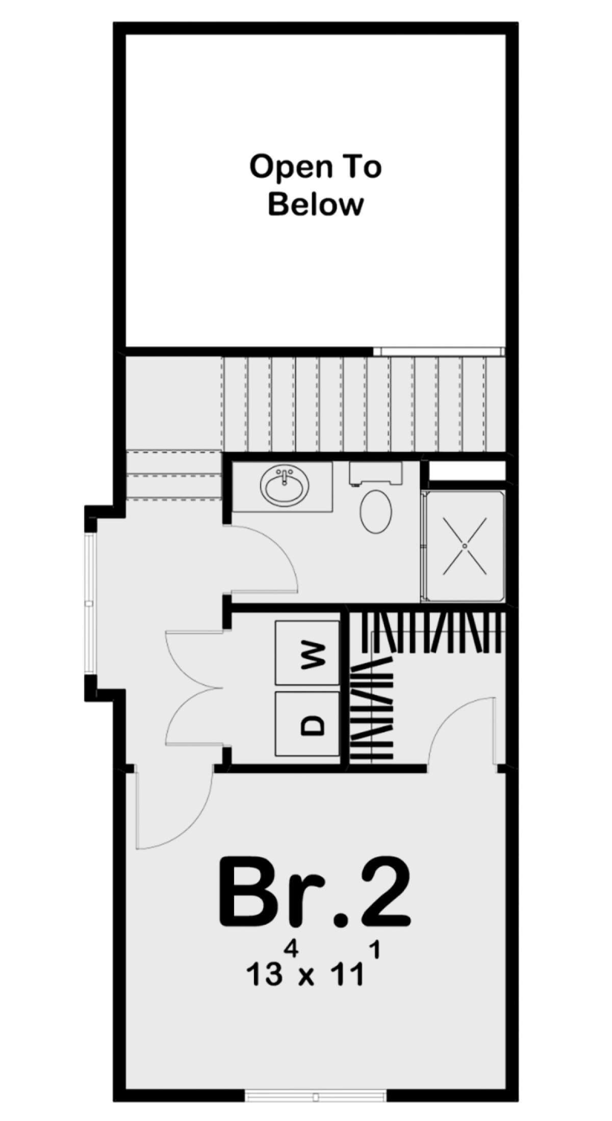 Second Floor for House Plan #963-00449