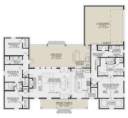 House Plan House Plan #24811 Drawing 1