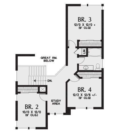 Second Floor for House Plan #2559-00865