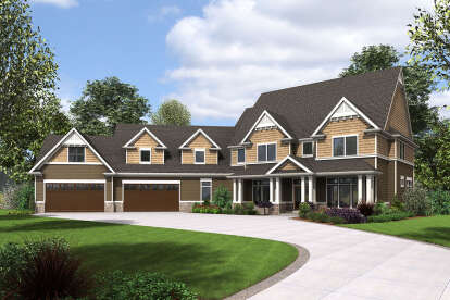 Craftsman House Plan #2559-00867 Elevation Photo