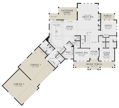 Main Floor for House Plan #2559-00867