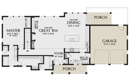 Main Floor for House Plan #2559-00869