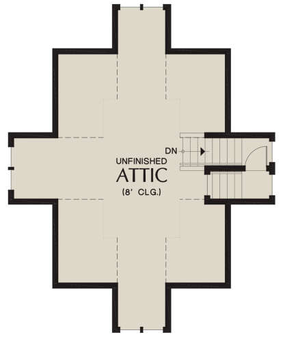 Attic for House Plan #2559-00870