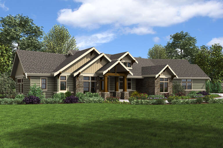 House Plan House Plan #24819 Front Elevation 