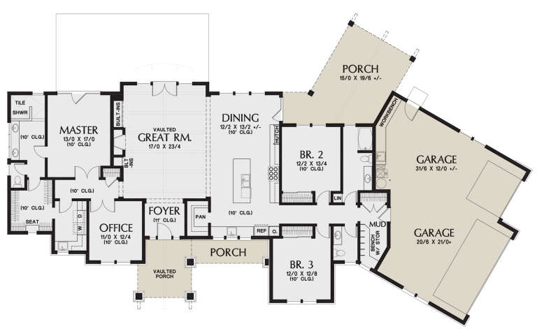 House Plan House Plan #24819 Drawing 1