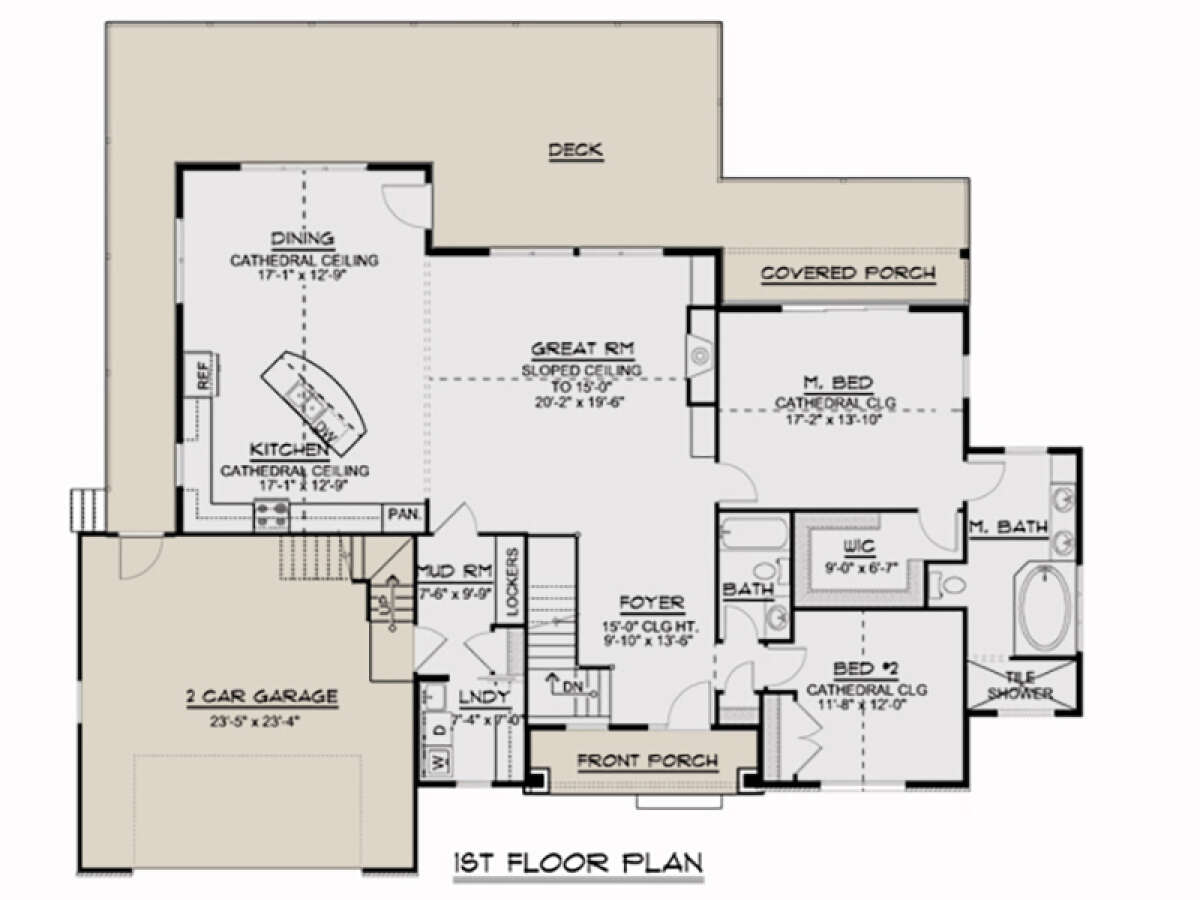 Main Floor for House Plan #5032-00039