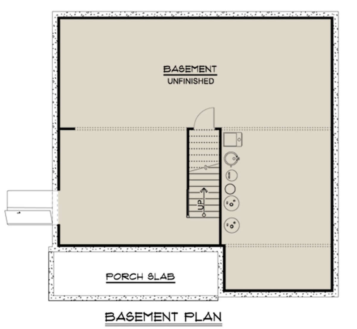 Basement for House Plan #5032-00041