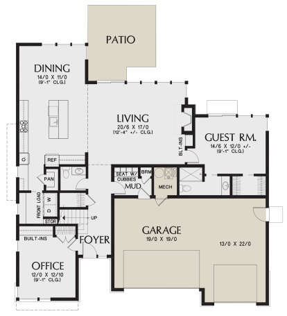 Main Floor for House Plan #2559-00873