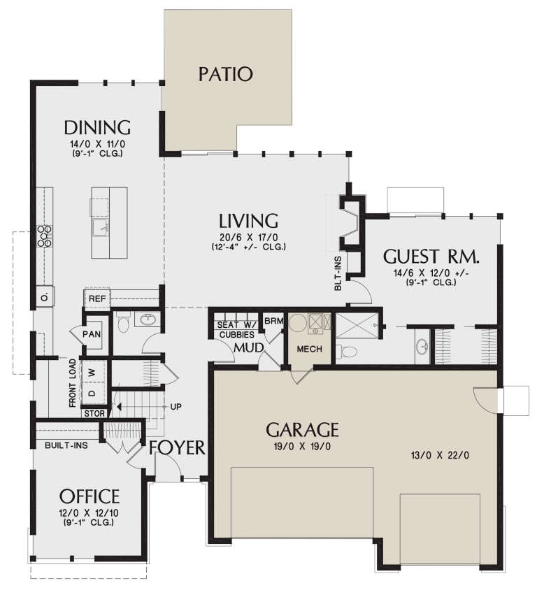 House Plan House Plan #24825 Drawing 1