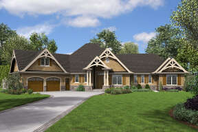 Craftsman House Plan #2559-00875 Elevation Photo