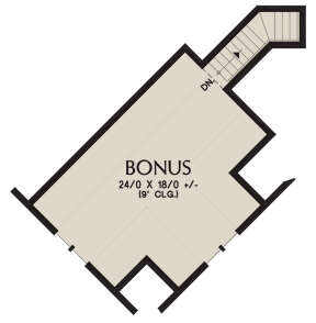 Bonus Room for House Plan #2559-00875