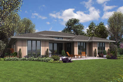 Ranch House Plan #2559-00876 Elevation Photo