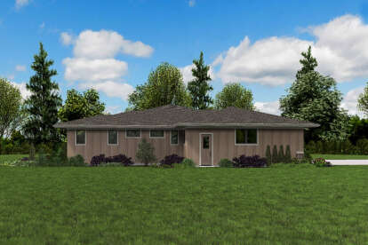 Ranch House Plan #2559-00876 Elevation Photo