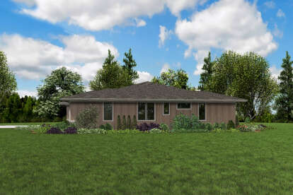Ranch House Plan #2559-00876 Elevation Photo