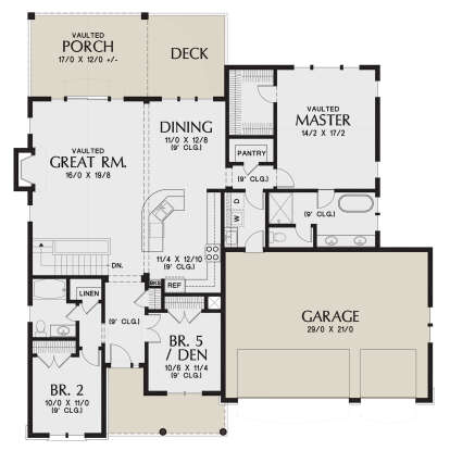 Main Floor for House Plan #2559-00877