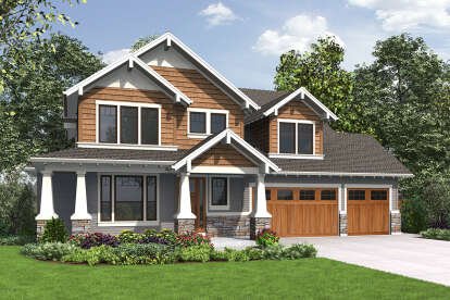Craftsman House Plan #2559-00878 Elevation Photo