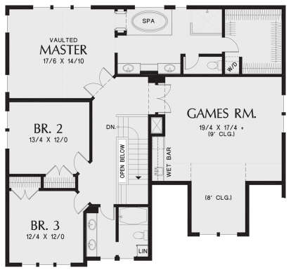 Second Floor for House Plan #2559-00878