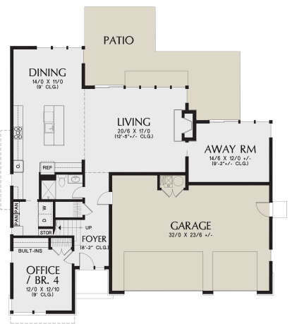 Main Floor for House Plan #2559-00879