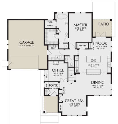 Main Floor for House Plan #2559-00880