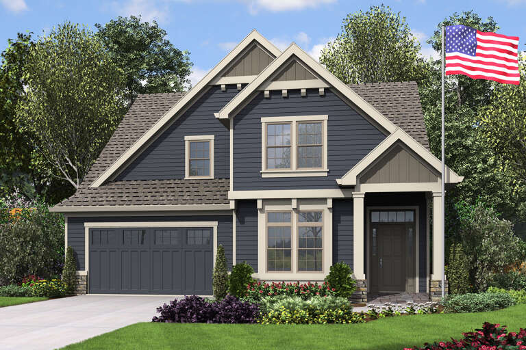 House Plan House Plan #24834 Front Elevation 