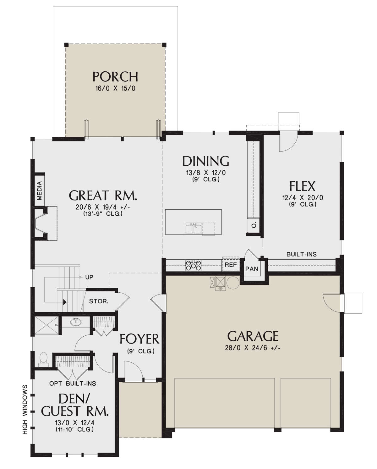 Main Floor for House Plan #2559-00882