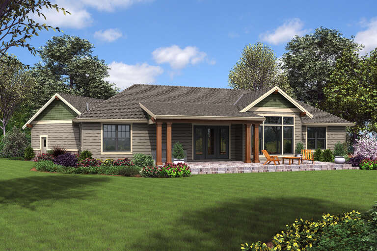 Craftsman House Plan #2559-00883 Elevation Photo