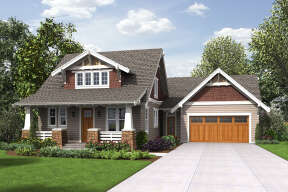 Craftsman House Plan #2559-00884 Elevation Photo