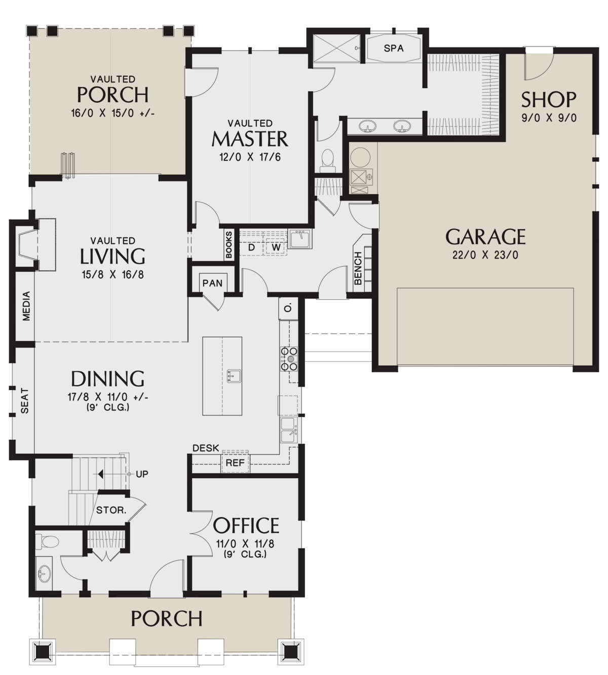 Main Floor for House Plan #2559-00884