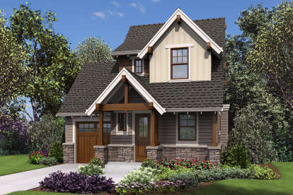 Craftsman House Plan #2559-00885 Elevation Photo