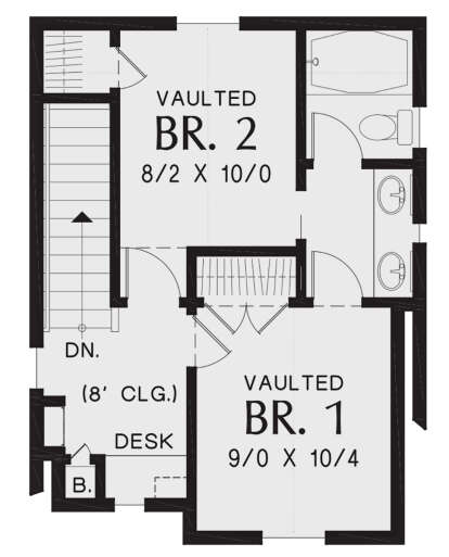 Second Floor for House Plan #2559-00885