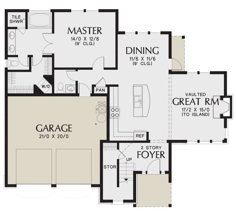 House Plan House Plan #24842 Drawing 1
