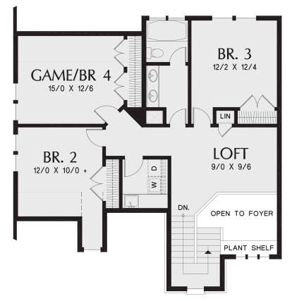 Second Floor for House Plan #2559-00887