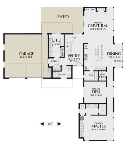 Main Floor for House Plan #2559-00892