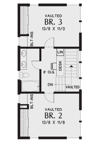 Second Floor for House Plan #2559-00892