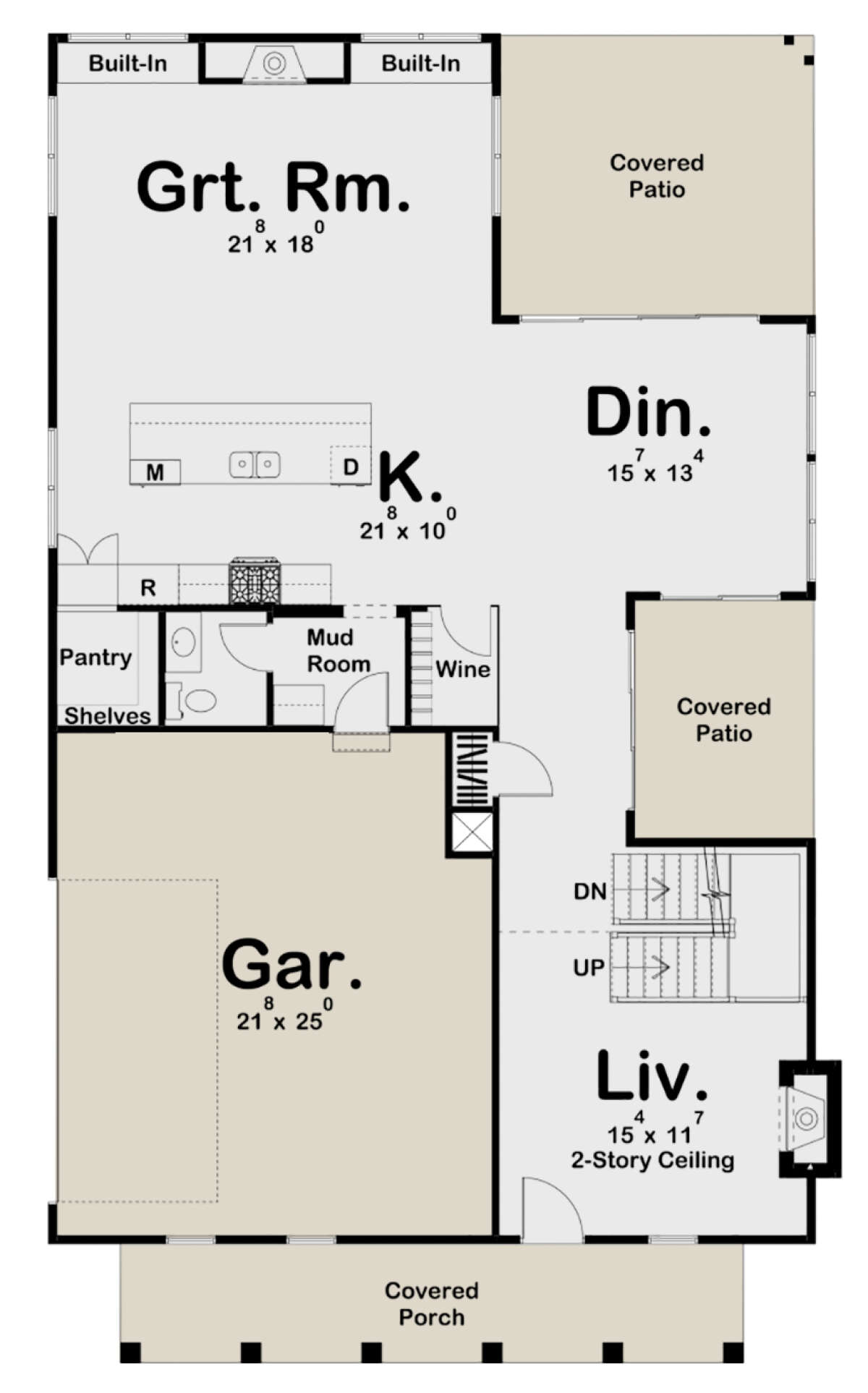 Main Floor for House Plan #963-00450